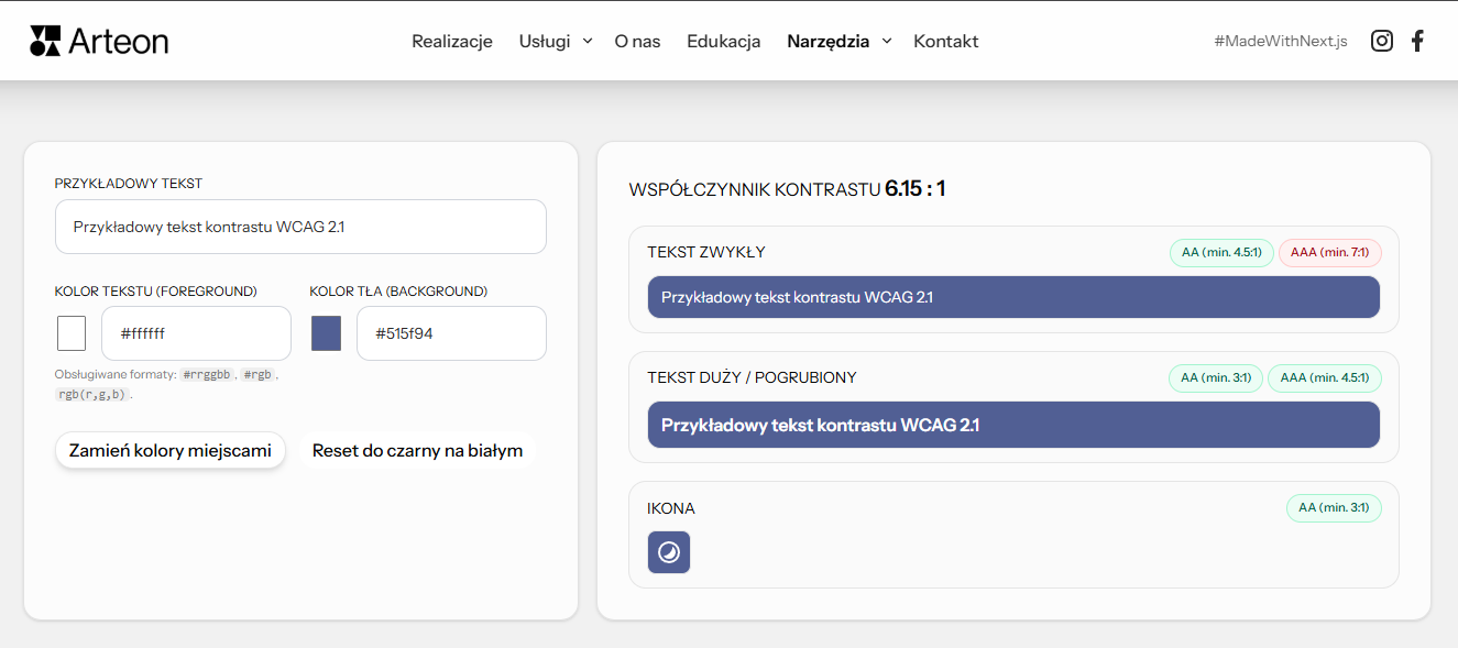 Free WCAG Color Contrast Checker gallery image