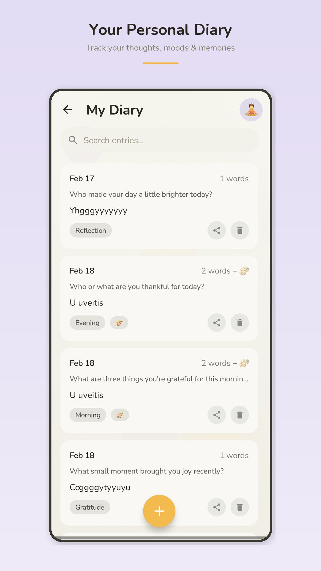 Gratitude Self Love Journal - Screenshot 4 showing product features and functionality