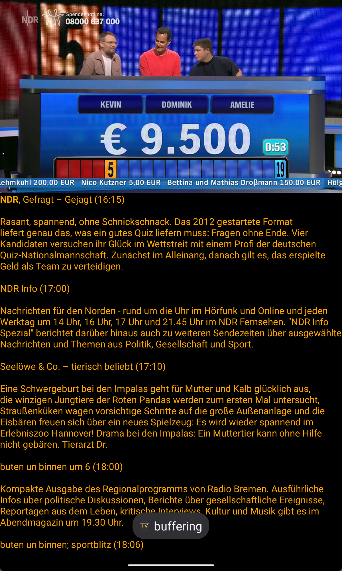 SAT>IP Anywhere - Screenshot 2 showing product features and functionality