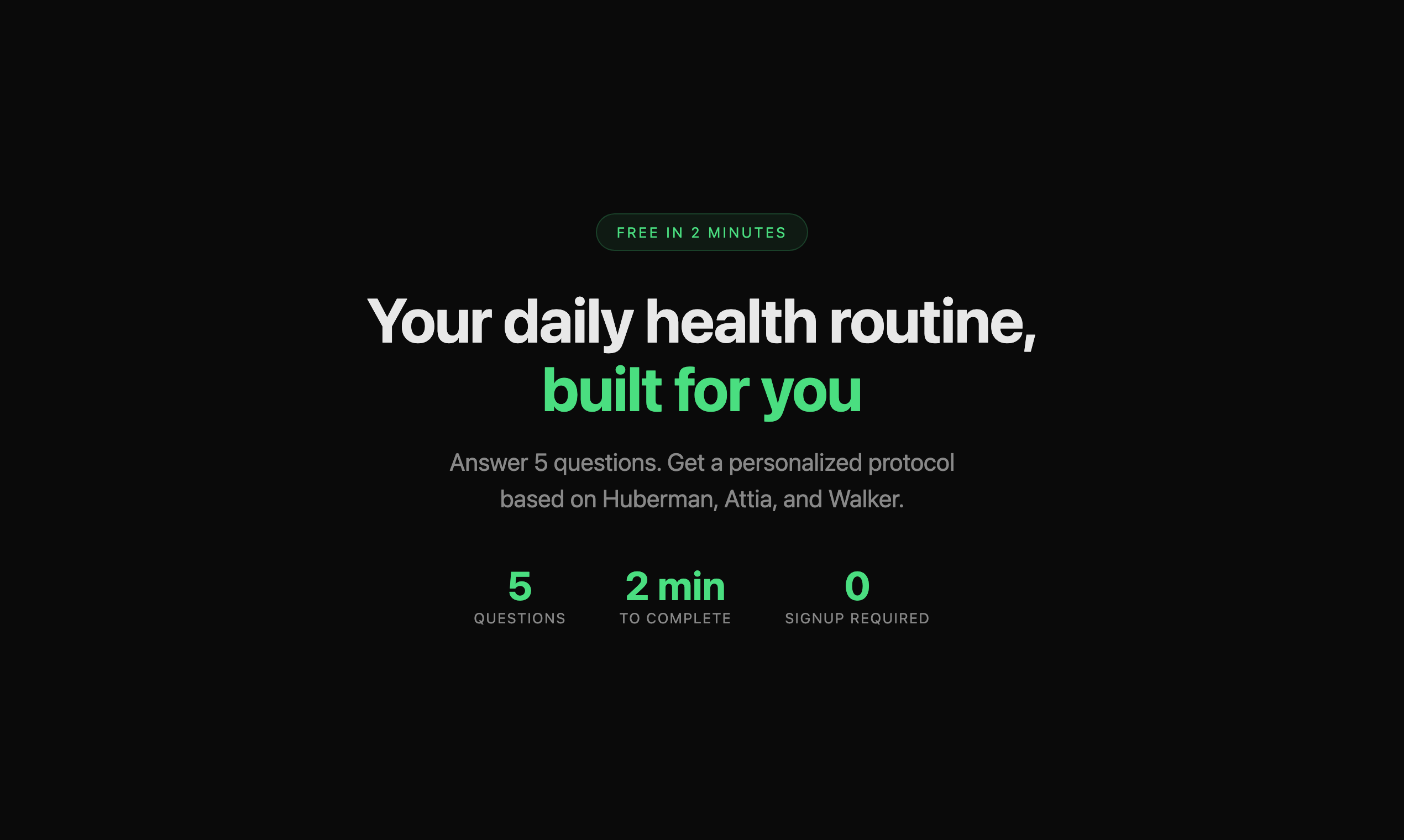 Get Your Personalized Health Protocol gallery image
