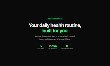 Get Your Personalized Health Protocol gallery image