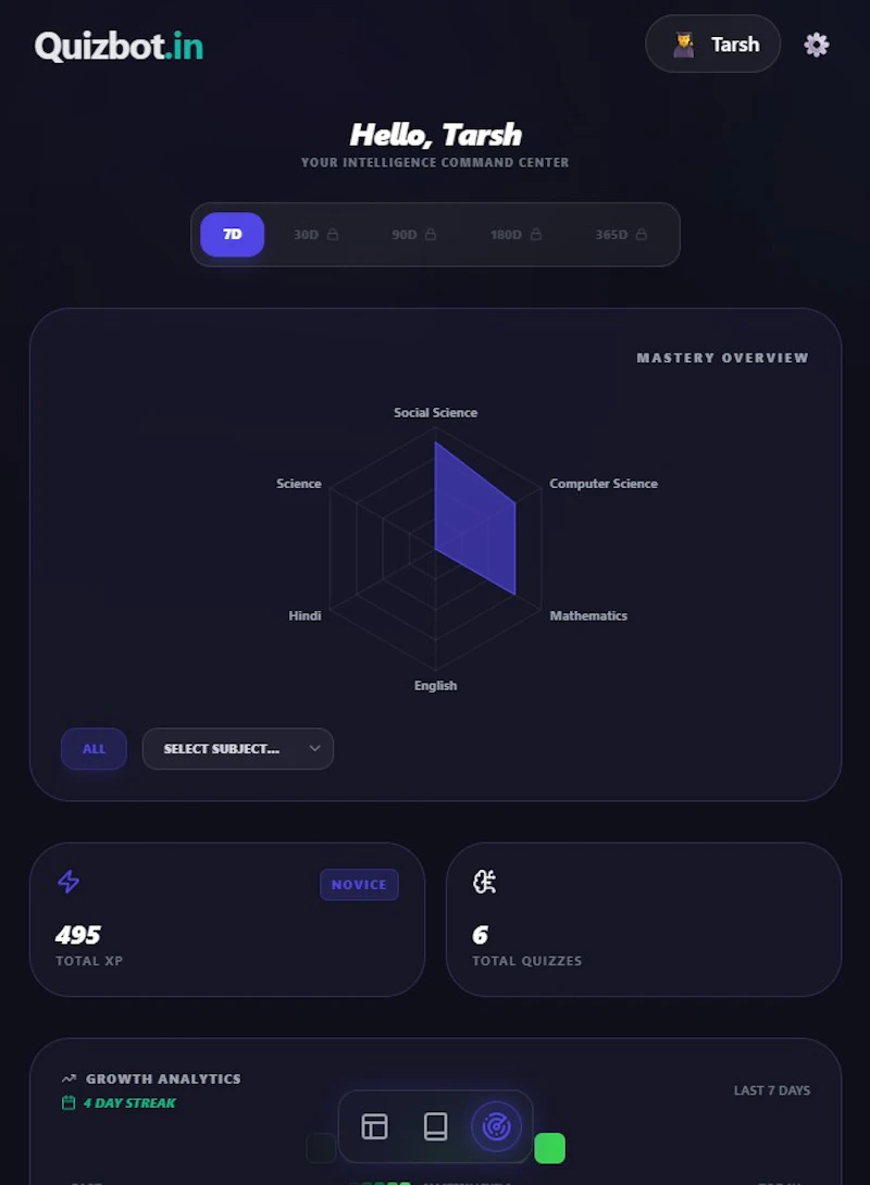 Quizbot Academic screenshot 4