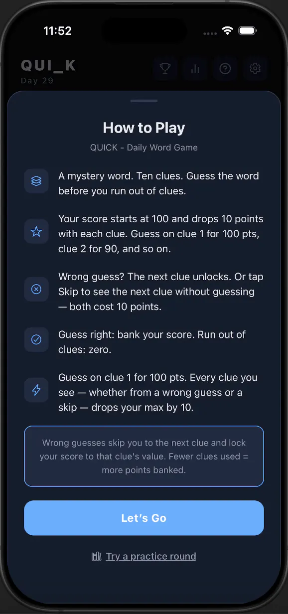 QUICK - Daily Word Game gallery image