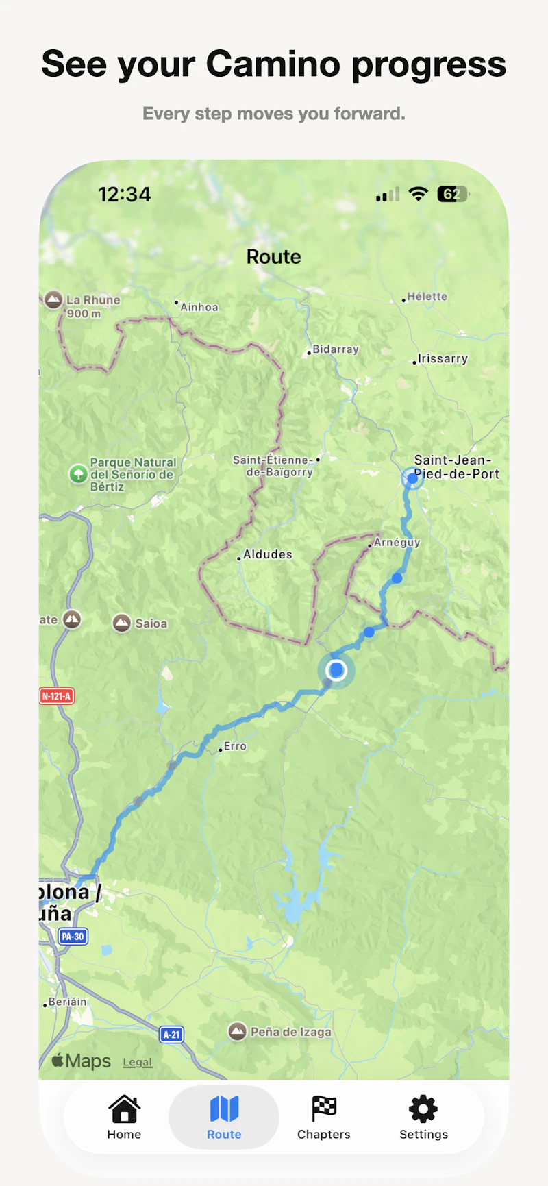 Camino Anywhere screenshot 2