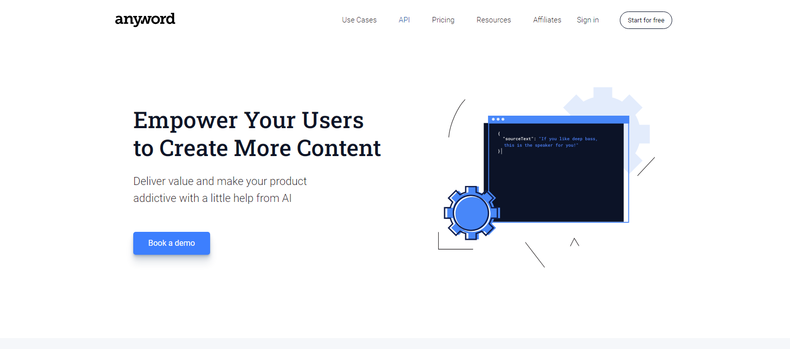 Anyword API  gallery image