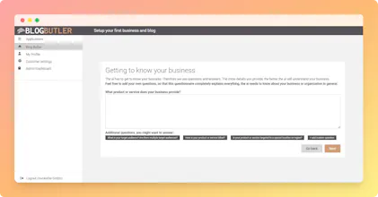 Blogbutler Ai gallery image