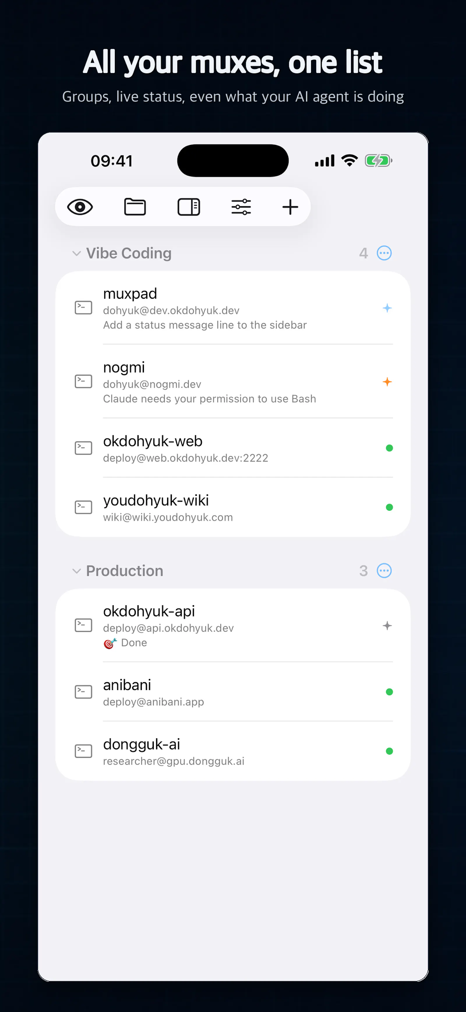 MuxPad — Native tmux terminal for Apple screenshot 4