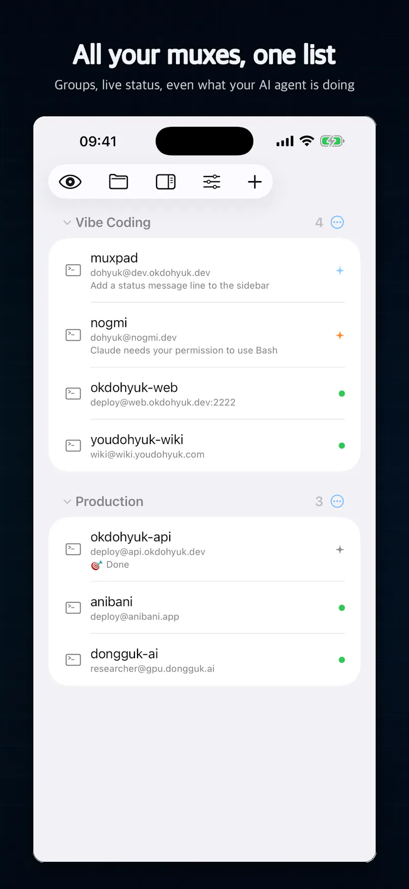 MuxPad — Native tmux terminal for Apple screenshot 4