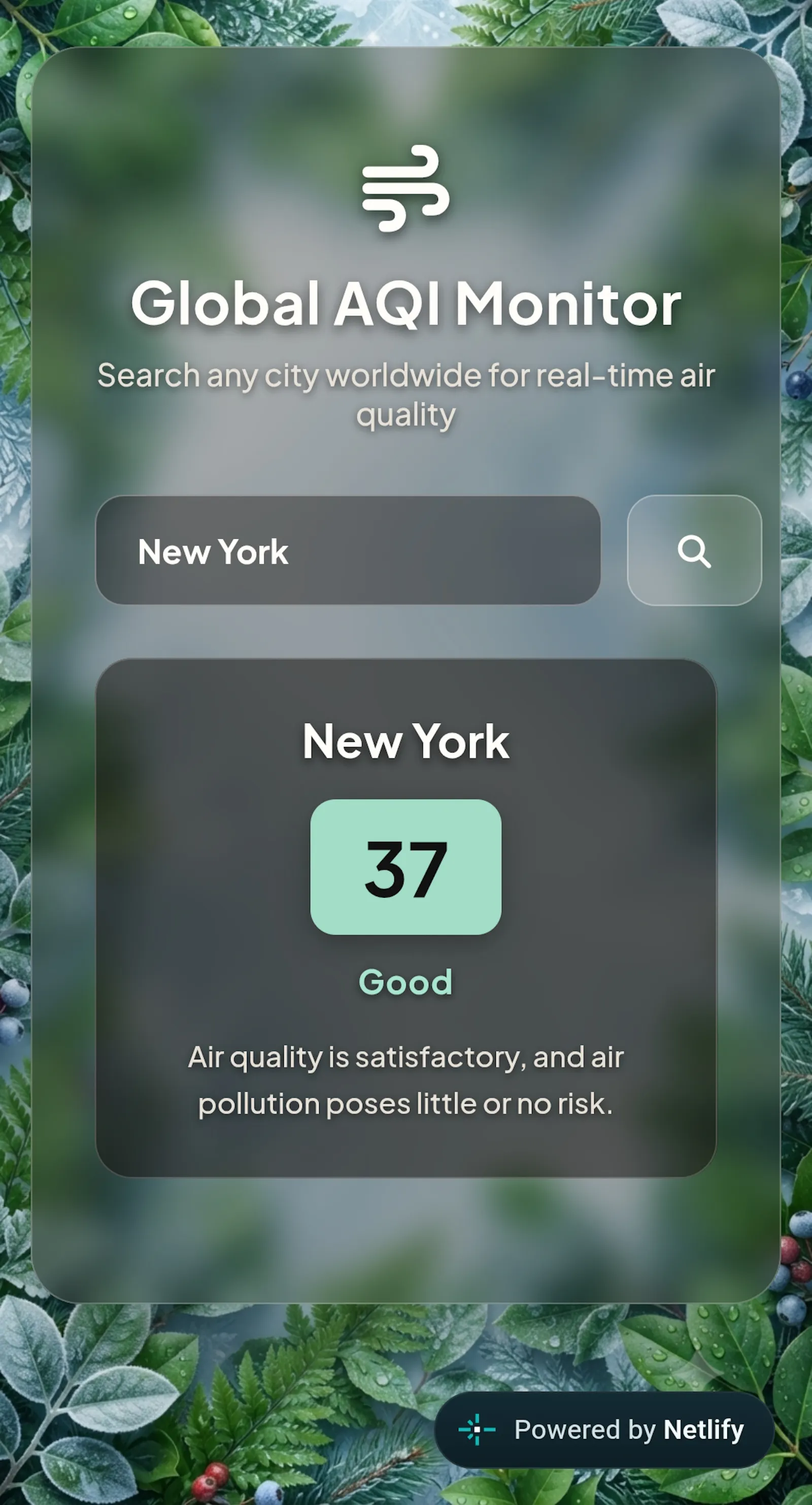 Global AQI Monitor screenshot 2