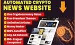 automated Crypto currency News Website  image