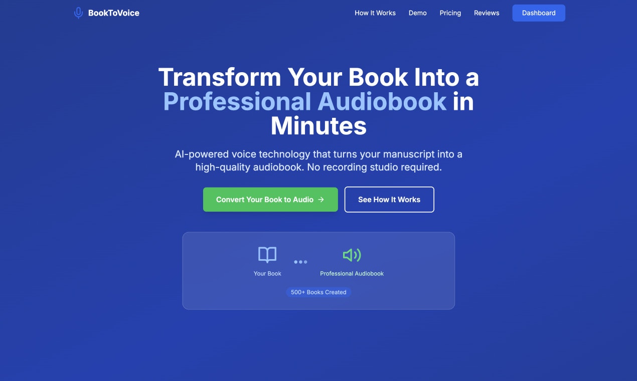 Booktovoice - Превратите свою книгу в профессиональную аудиокнигу медиа 1