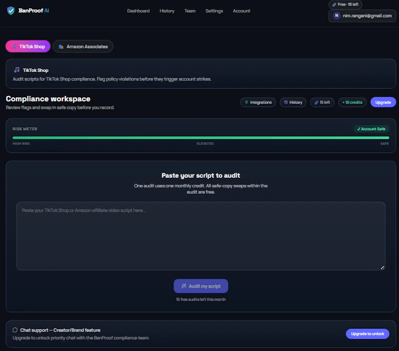  BanProof AI screenshot 3
