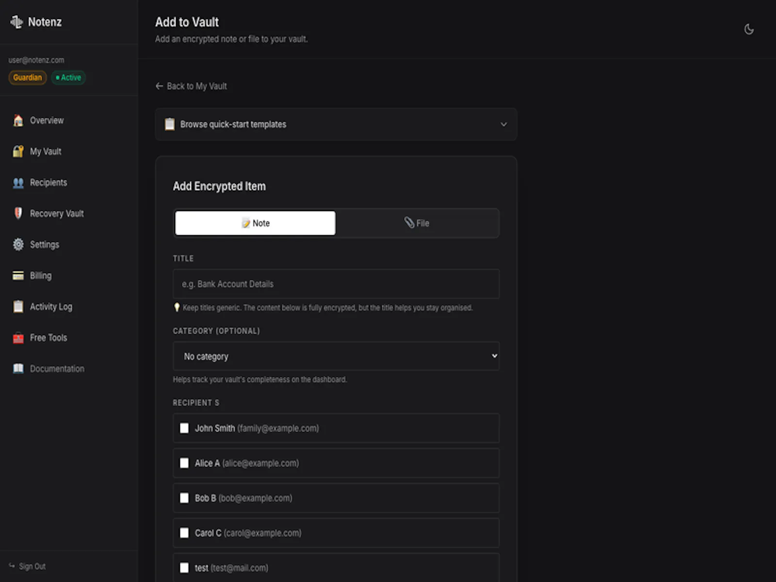 Notenz screenshot 5