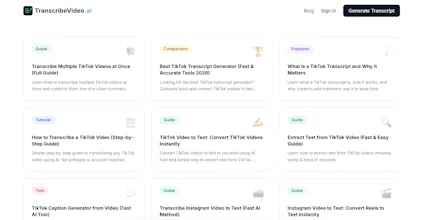 TranscribeVideo.ai gallery image