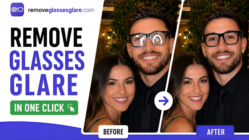 RemoveGlassesGlare screenshot 1 (video preview)
