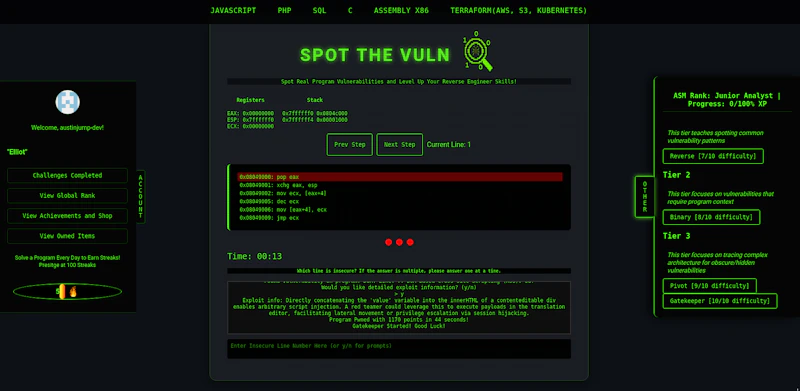 Spot The Vuln screenshot 2