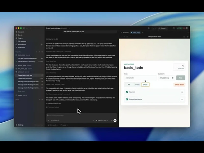 Codex 3.0 by OpenAI screenshot 1 (video preview)