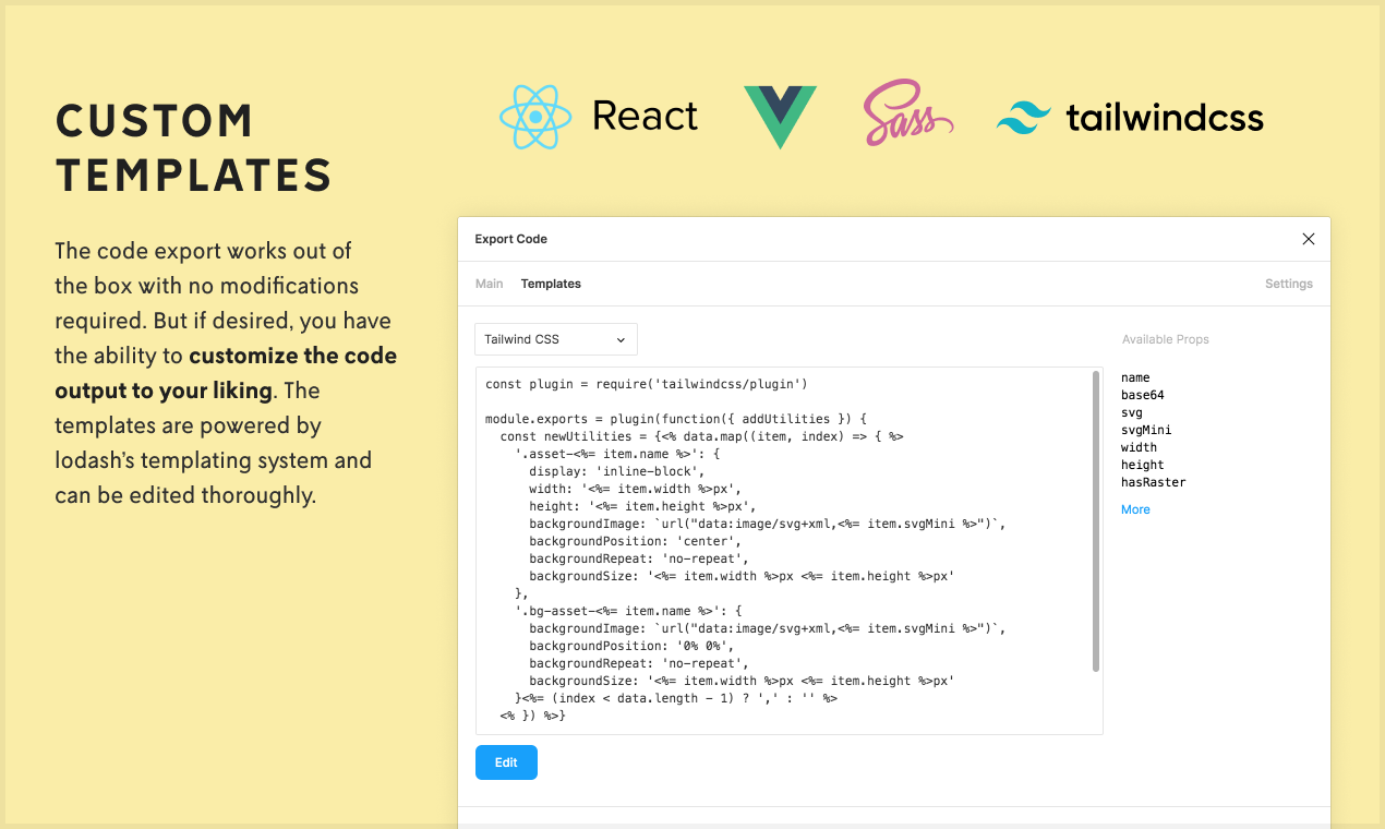 Export Code gallery image