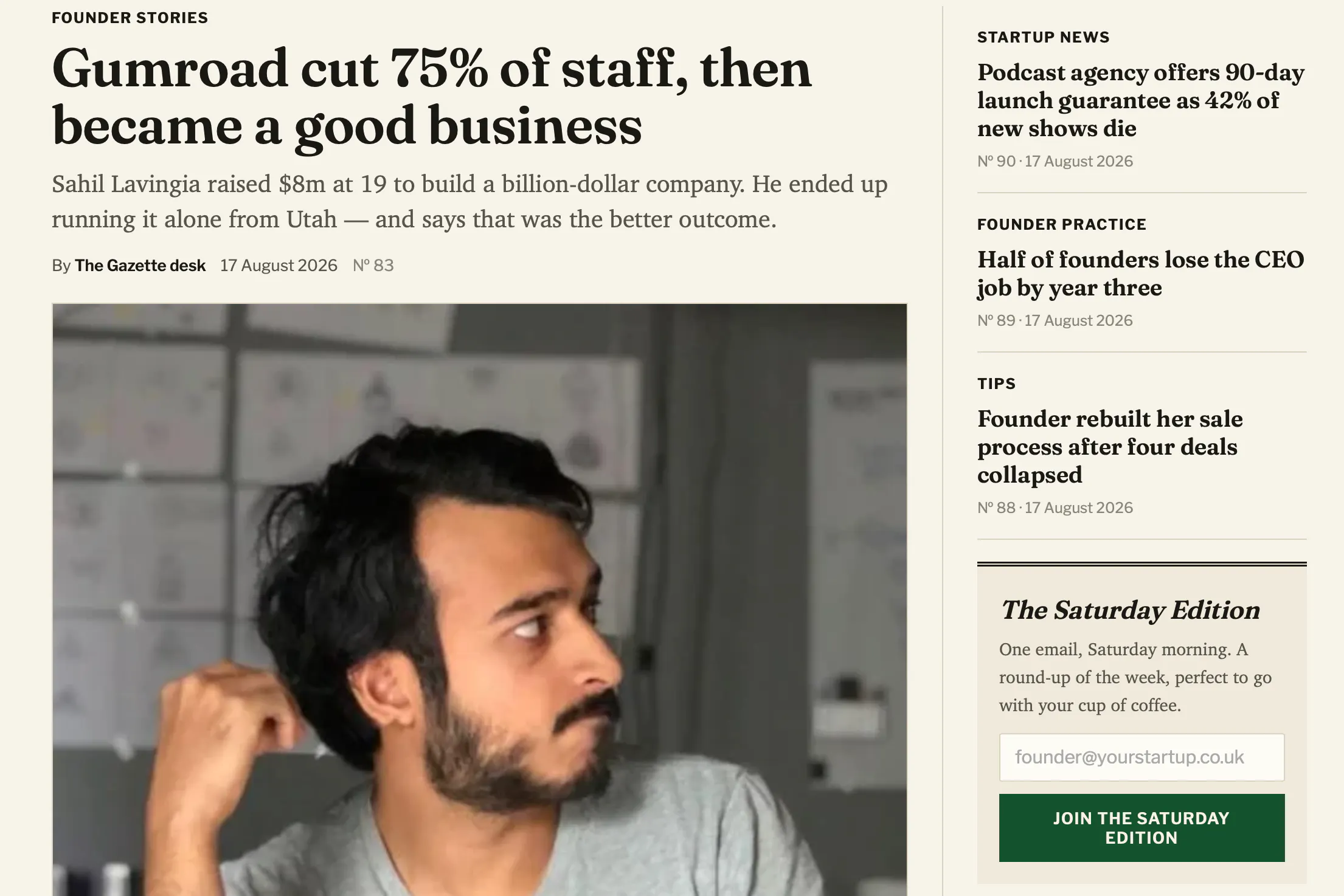 The Founder Gazette gallery image