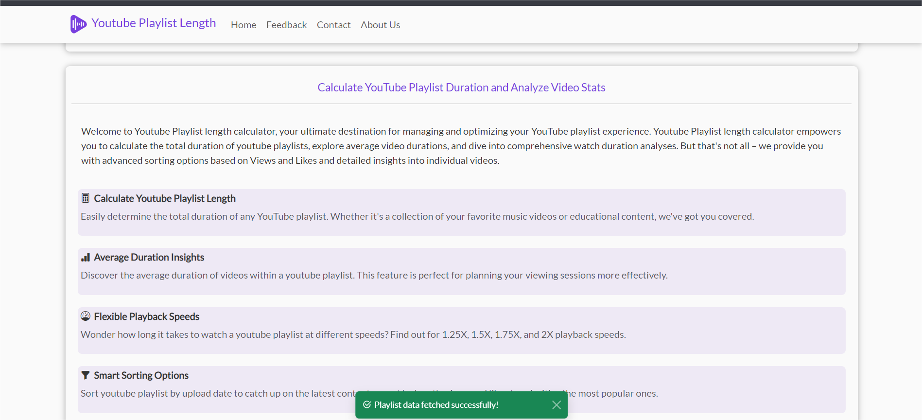 YouTube 재생 목록 길이 media 3