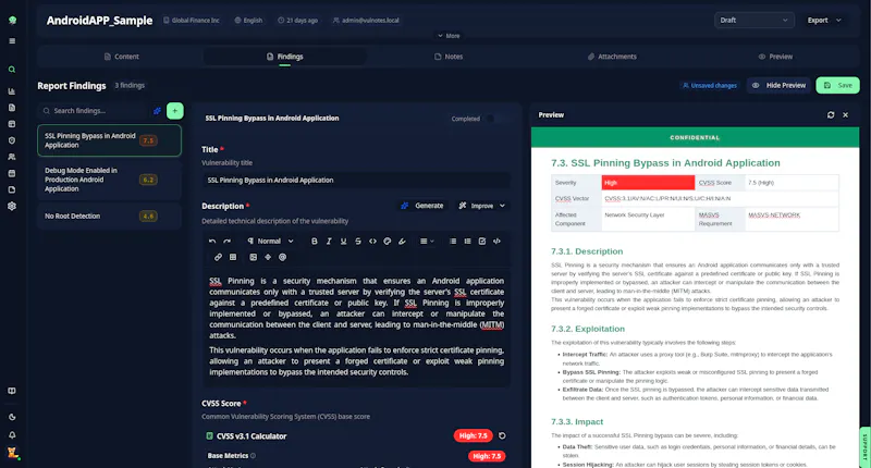 Vulnotes screenshot 4