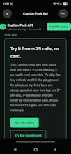 Caption-Pack API gallery image