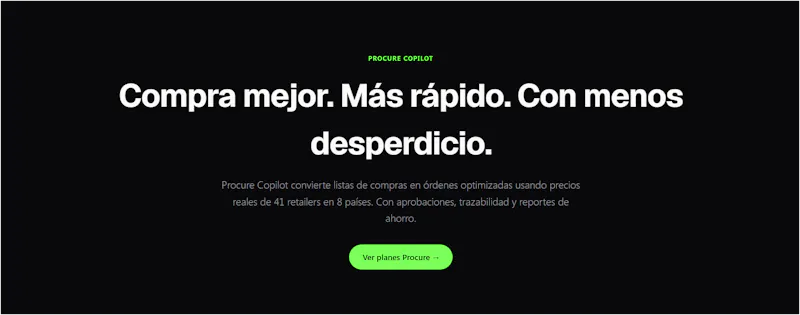 Procure Copilot screenshot 3