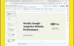 Plus AI Weekly Google Analytics Reports media 1