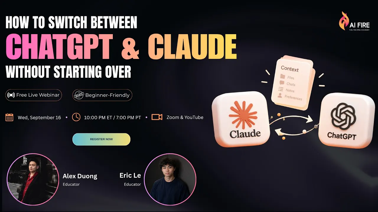 ChatGPT and Claude Context Transfer gallery image