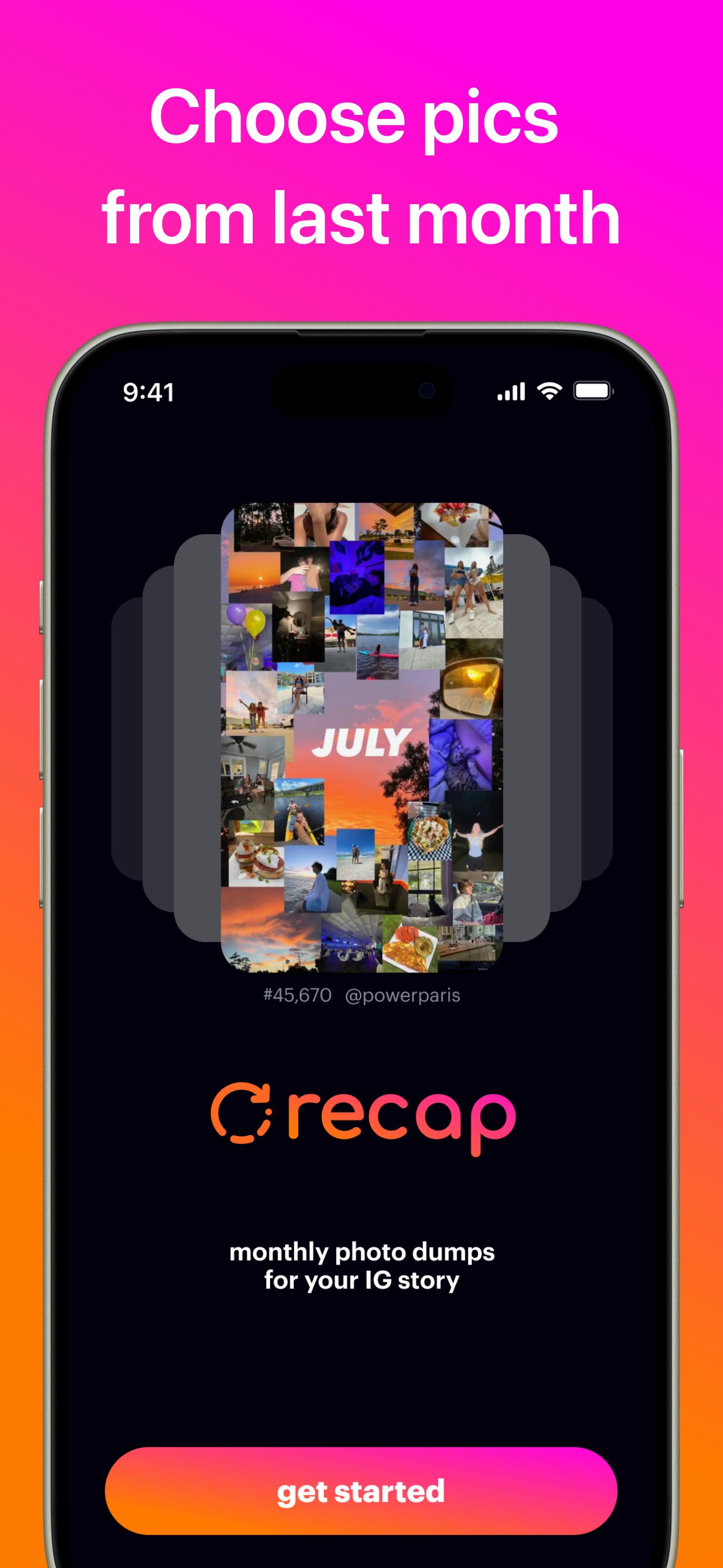Recap - IG monthly photo dump - Create a beautiful monthly photo dump for your IG! media 1