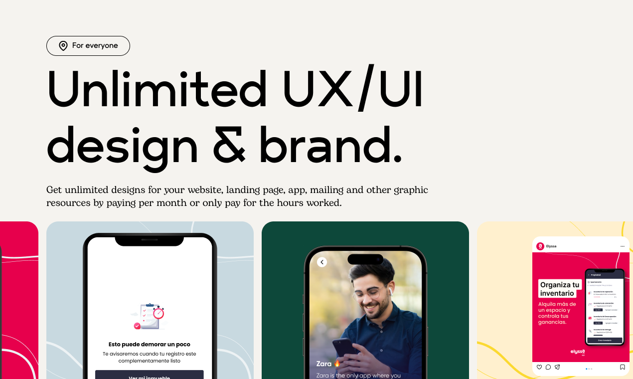 Média Design Albert - Services de conception UI UI sans titre pour un paiement mensuel 1