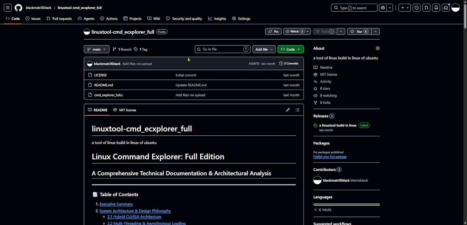 linuxtool-cmd_ecxplorer_full screenshot 1