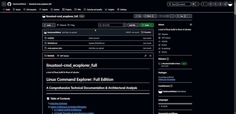 linuxtool-cmd_ecxplorer_full screenshot 1