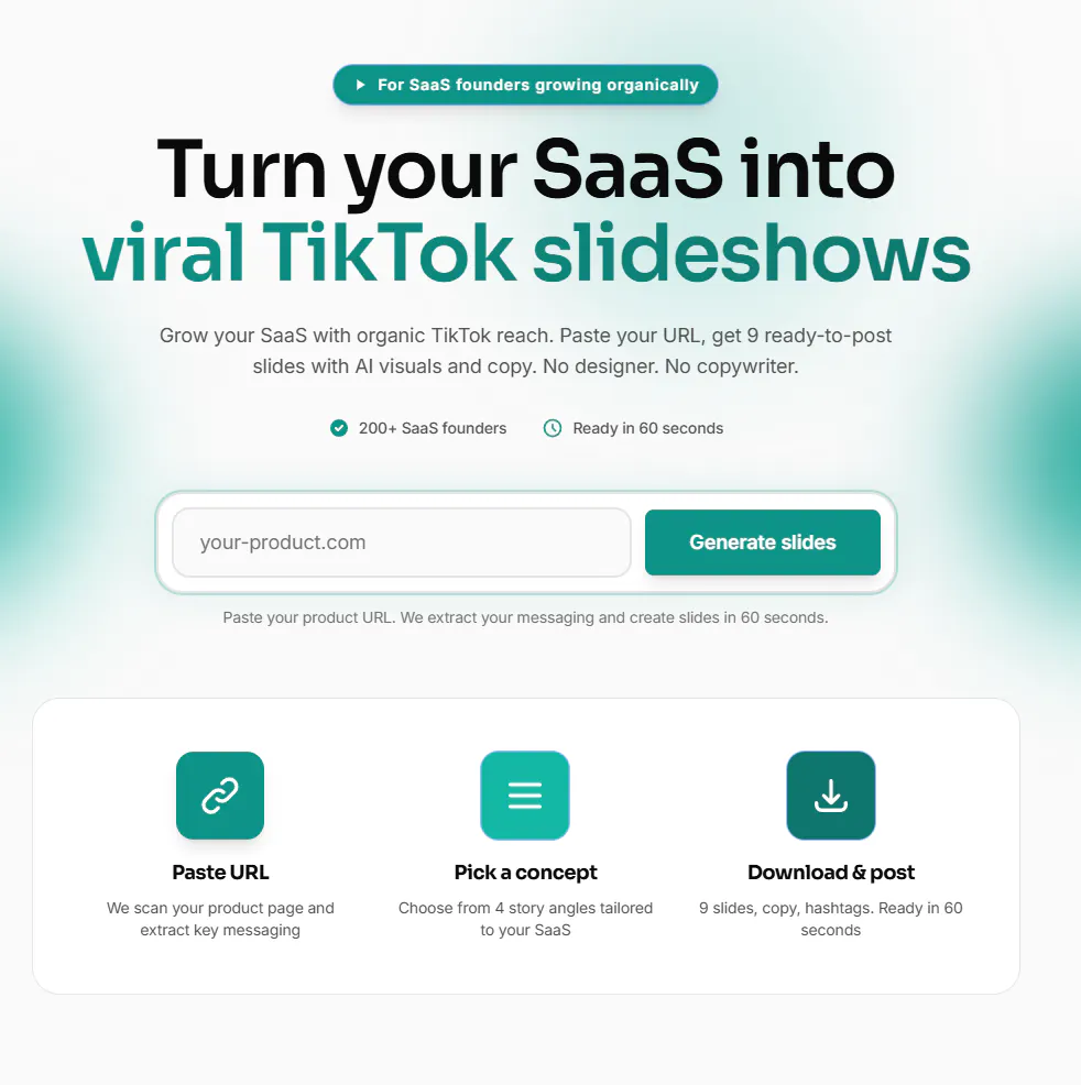 Slidetik Ai 제품 배너