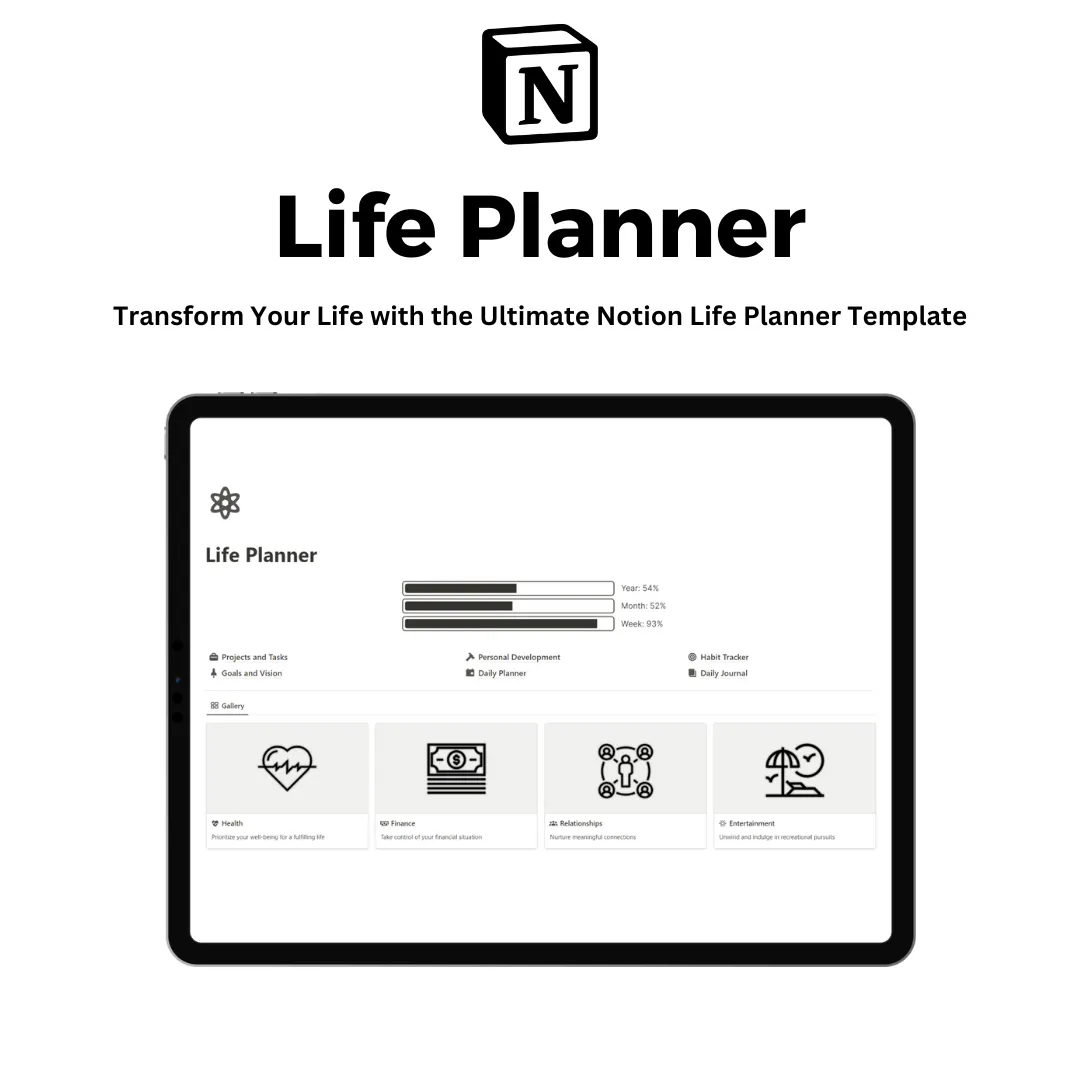 Notion Life Planner Product Information and Latest Updates (2025 ...