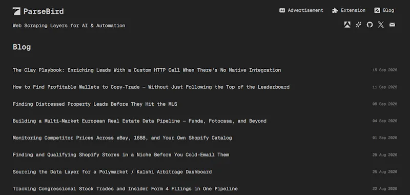 ParseBird screenshot 2