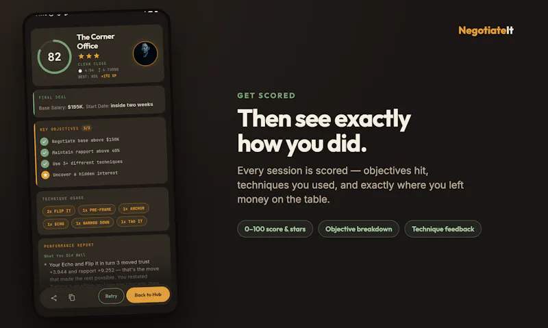 NegotiateIt screenshot 5