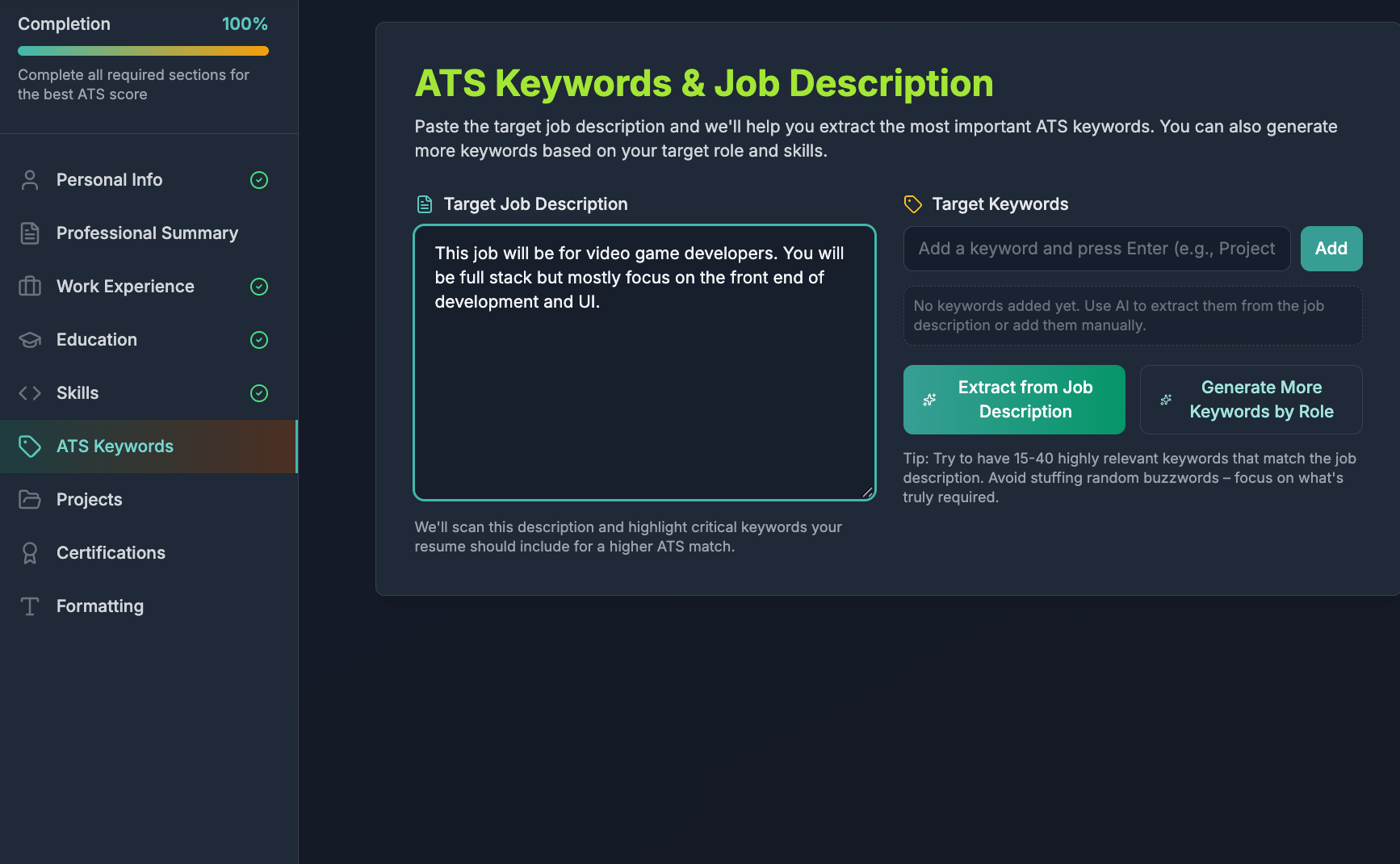 Smart ATS Resume screenshot 26