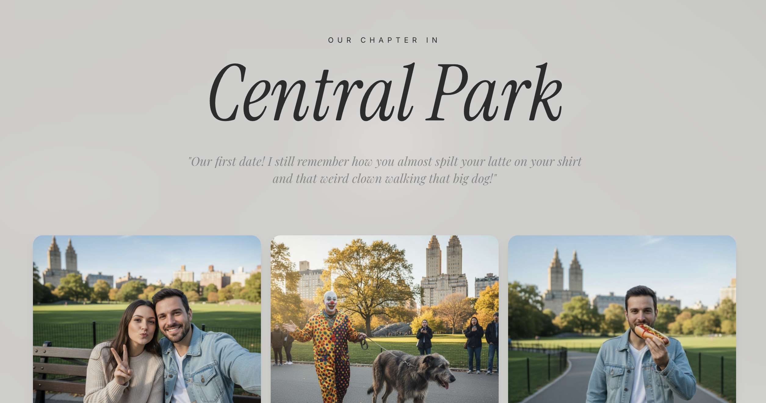 Our Love Story - Screenshot 3 showing product features and functionality