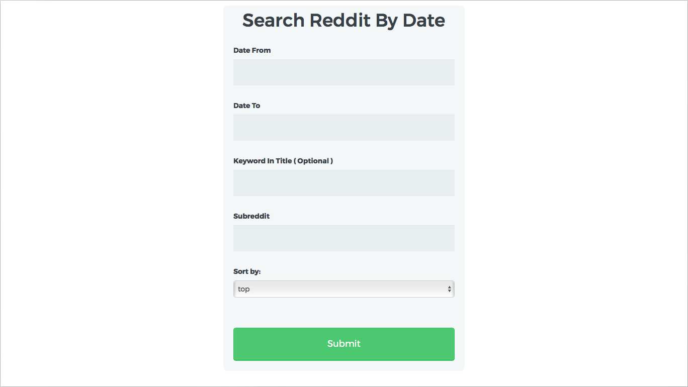 Reddit By Date gallery image