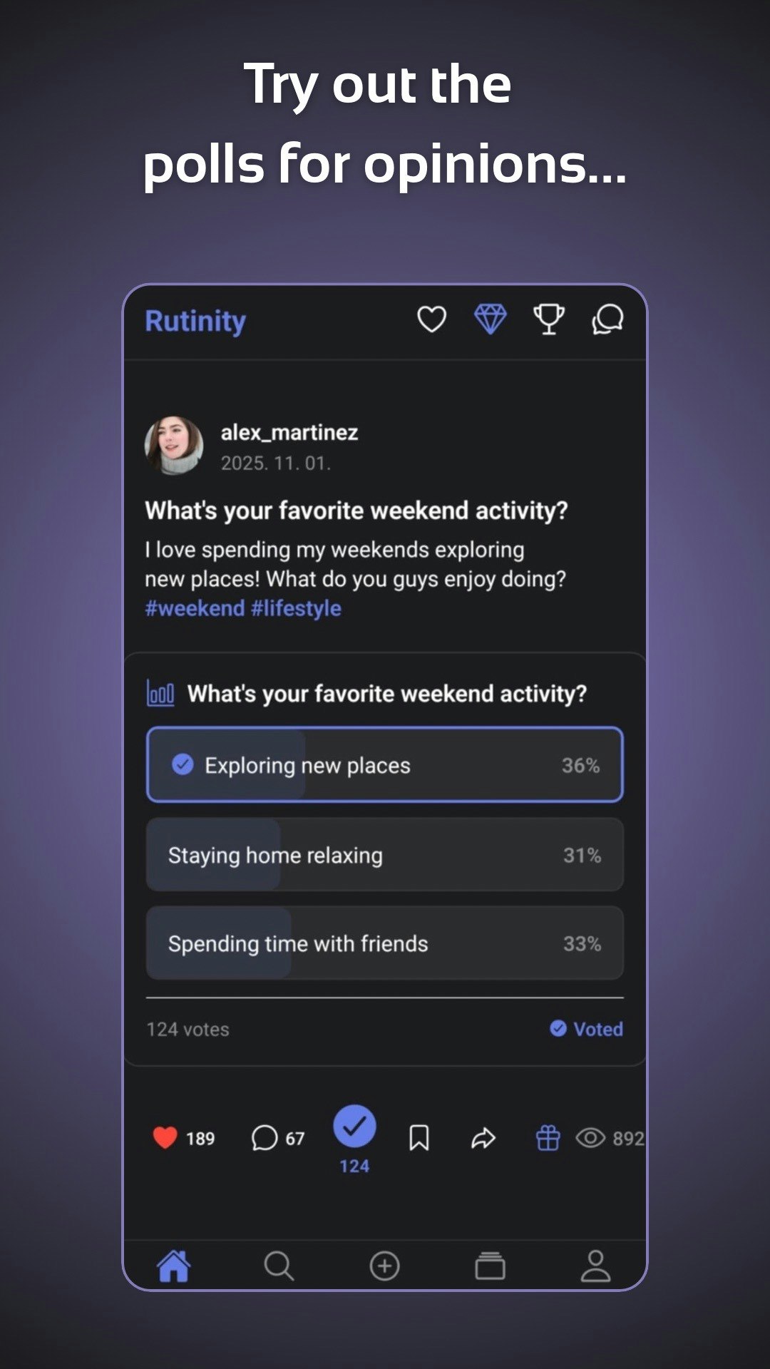 Rutinity - Screenshot 4 showing product features and functionality