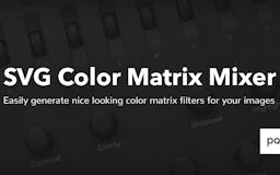 SVG Color Matrix Mixer media 2