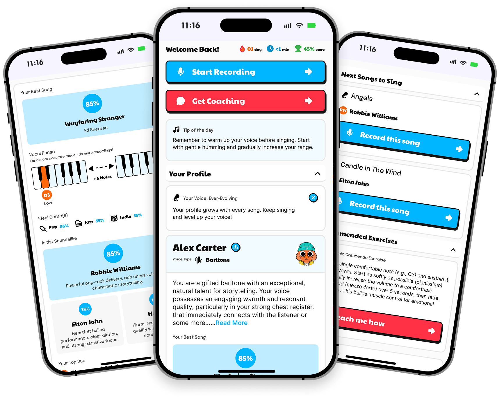 Singing Coach AI - Screenshot 3 showing product features and functionality
