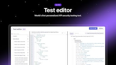 Une capture d&rsquo;écran présentant le Friendly Test Editor, un outil convivial permettant de créer des modèles YAML pour les tests de sécurité des API en moins de 10 minutes.
