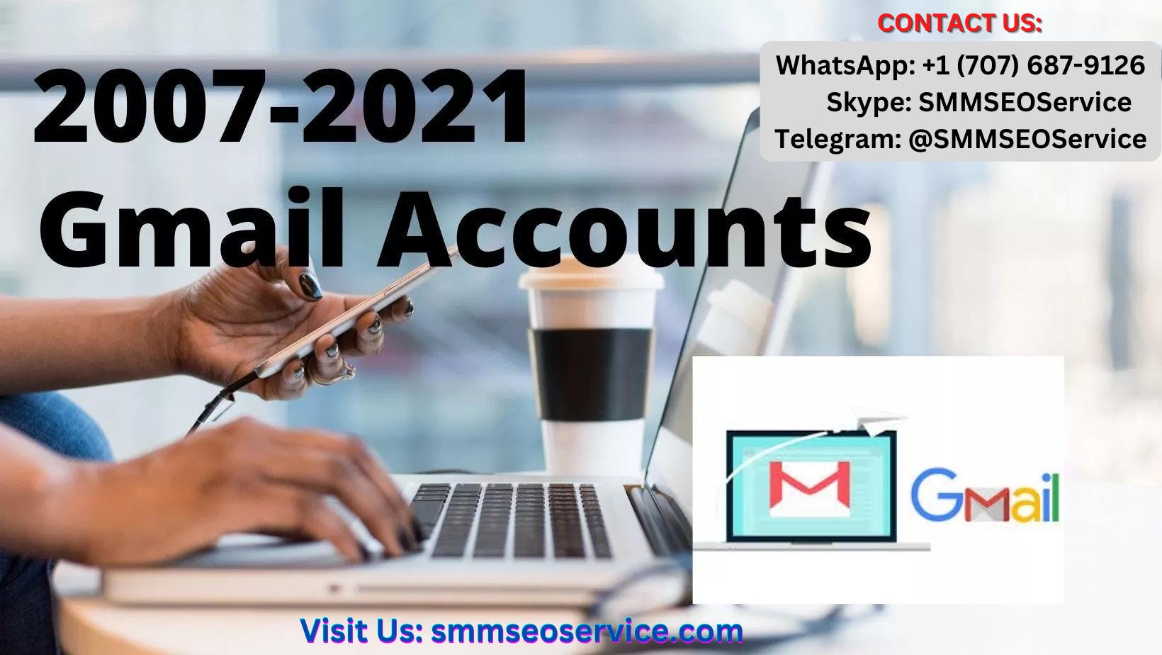 SMMSEOSERVICE Buy Old Gmail Accounts media 1