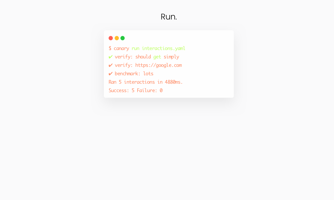 Canary gallery image