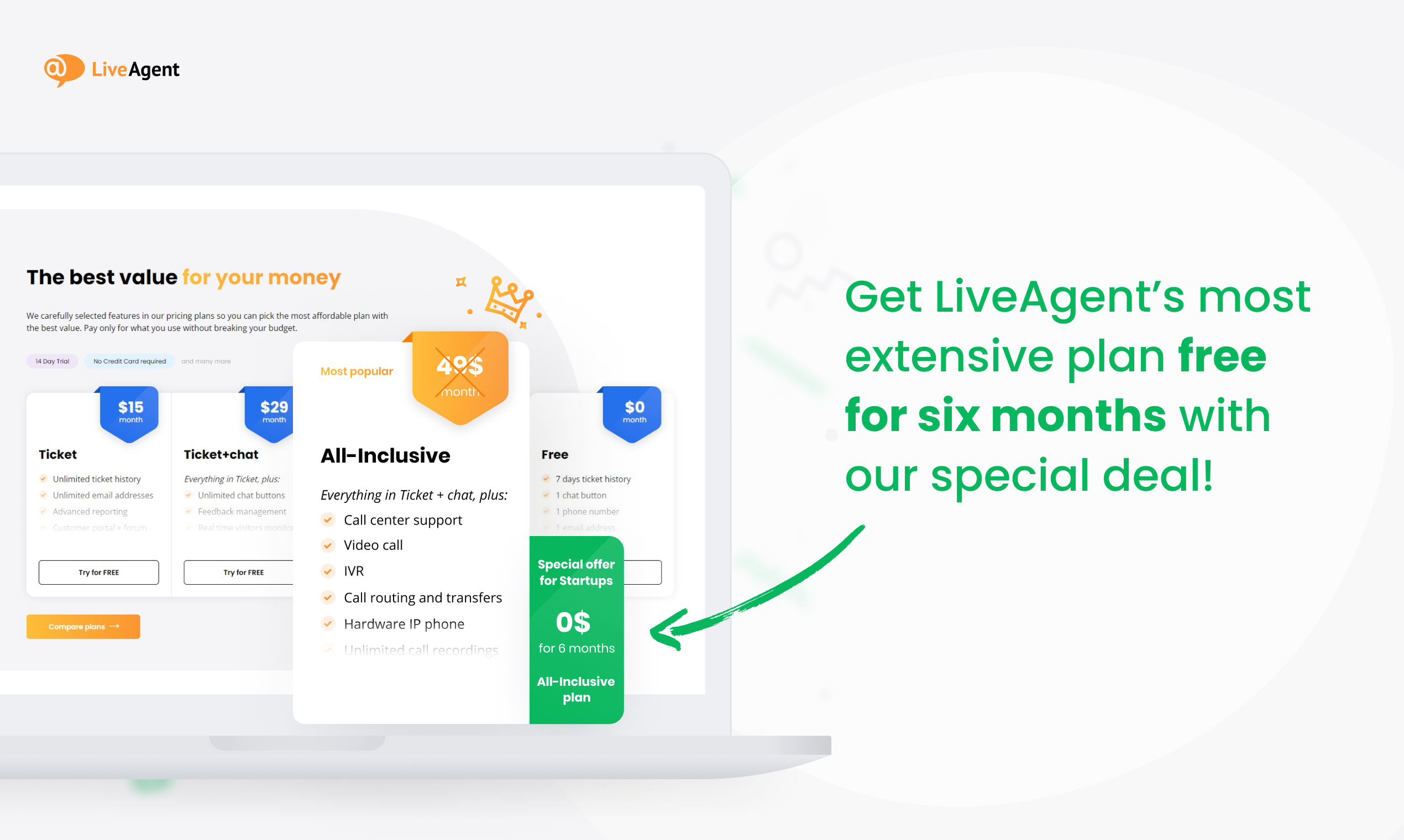 スタートアップ用のLiveagent - スタートアップをLiveAgentで地面から取得してくださいメディア2