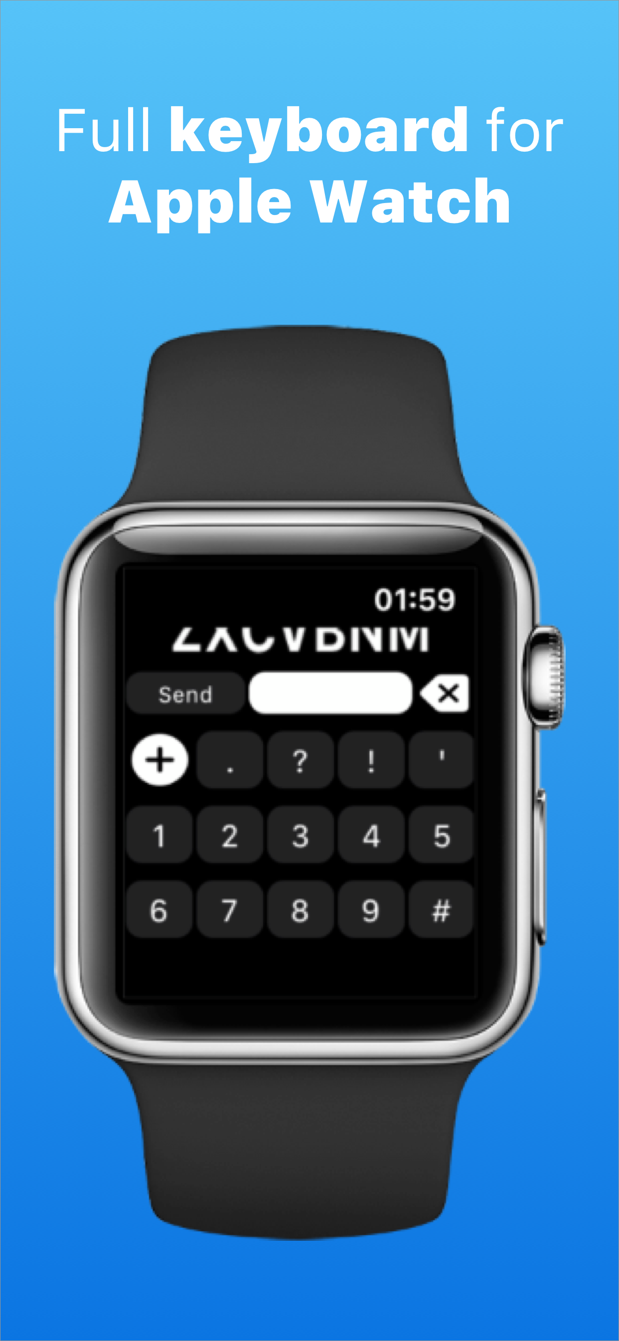 Keyboard Typing Apple Watch Type Message Keyboard Typing On Apple