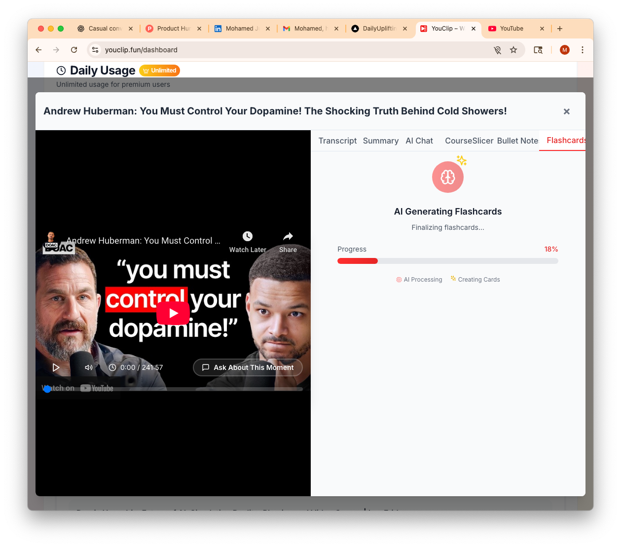 YouClip - Guarda di meno, impara di più media 8