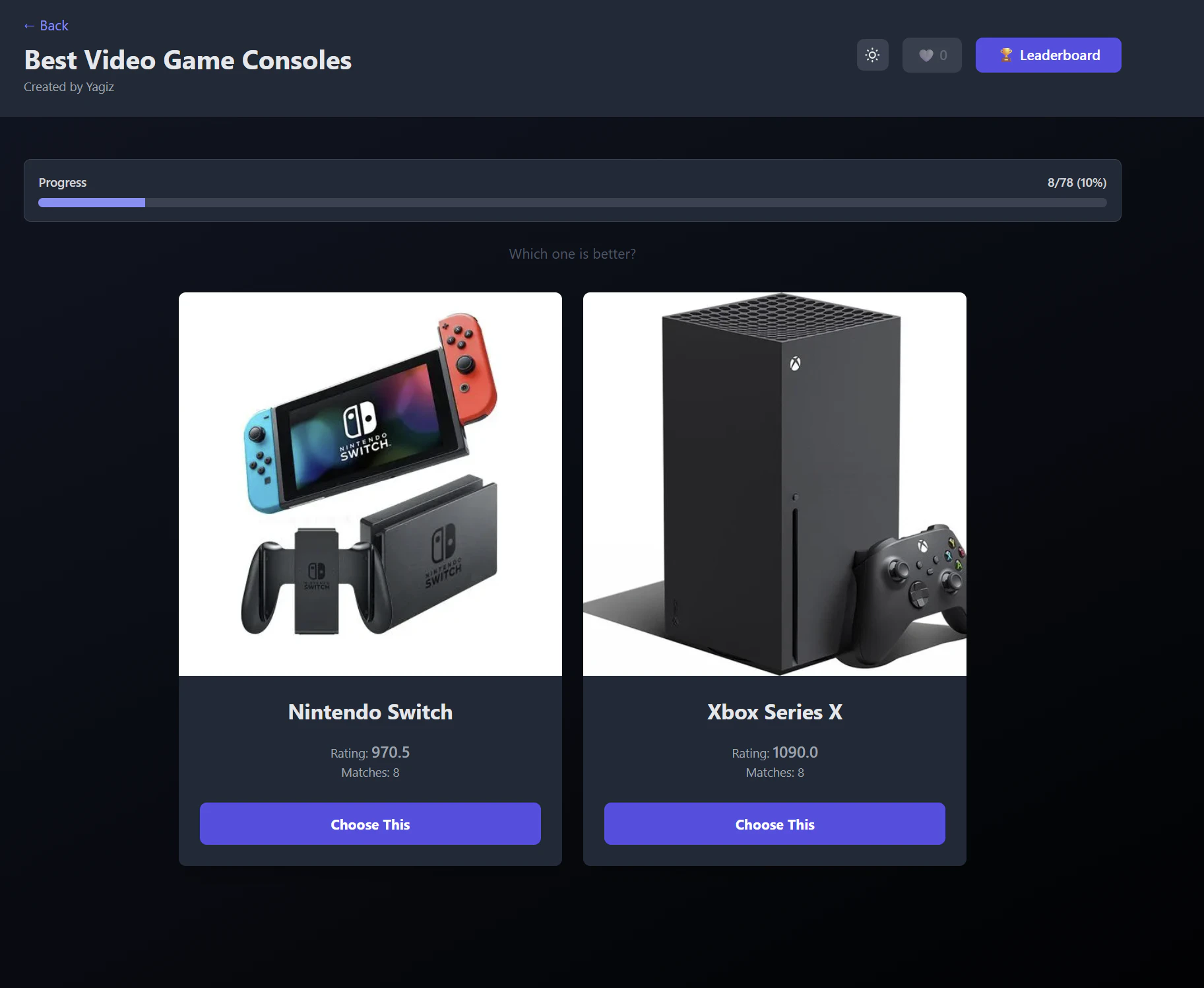 RankBattle App 대표 미리보기